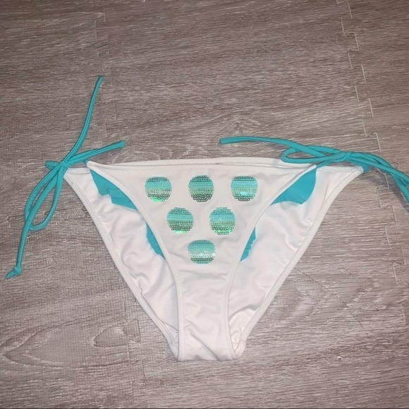 Victoria's Secret Other - Victoria’s Secret White string and sequin bikini, Small